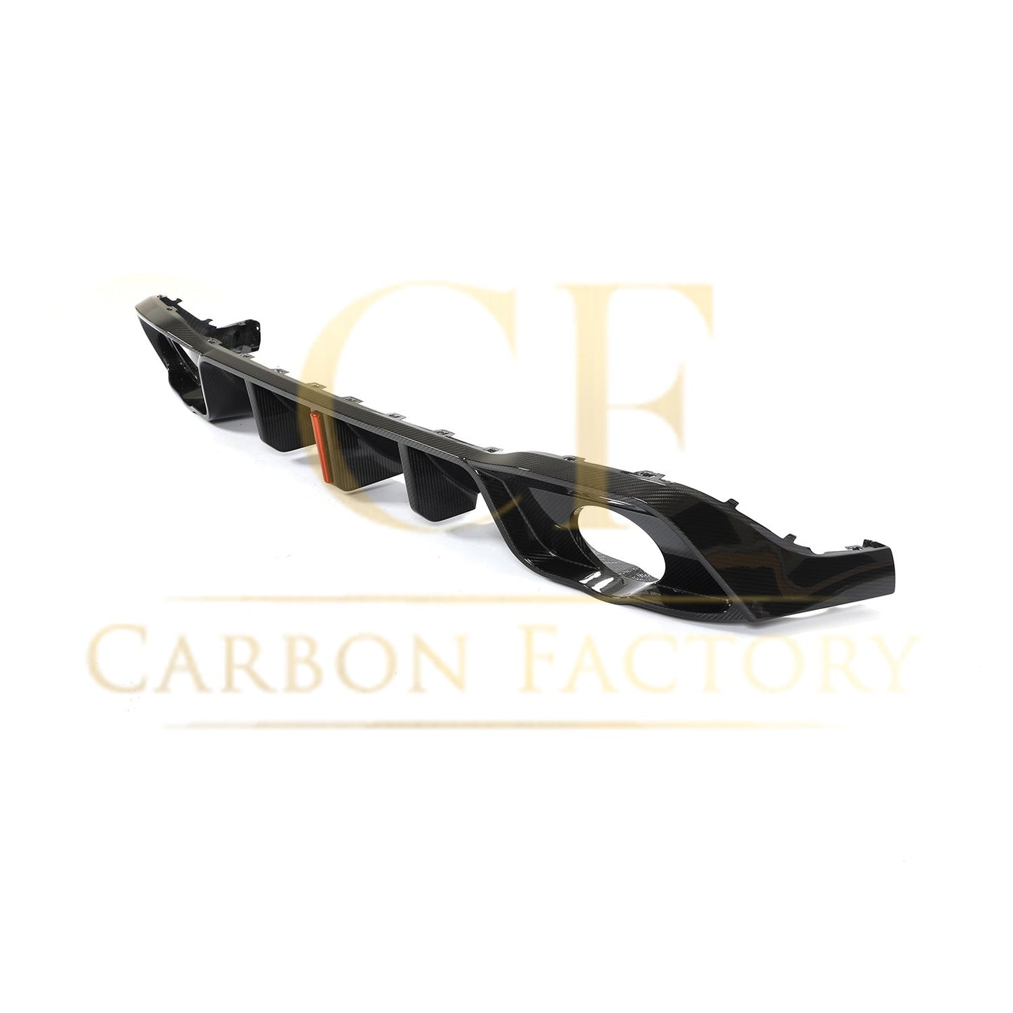 V Style Carbon Fibre Rear Diffuser for VW Golf MK8 GTI & R Line 21-Present-Carbon Factory