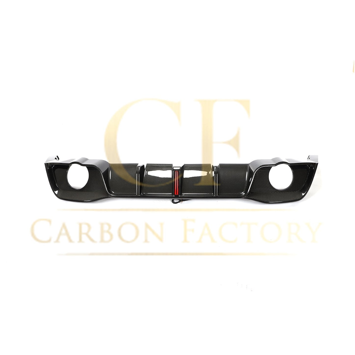V Style Carbon Fibre Rear Diffuser for VW Golf MK8 GTI & R Line 21-Present-Carbon Factory