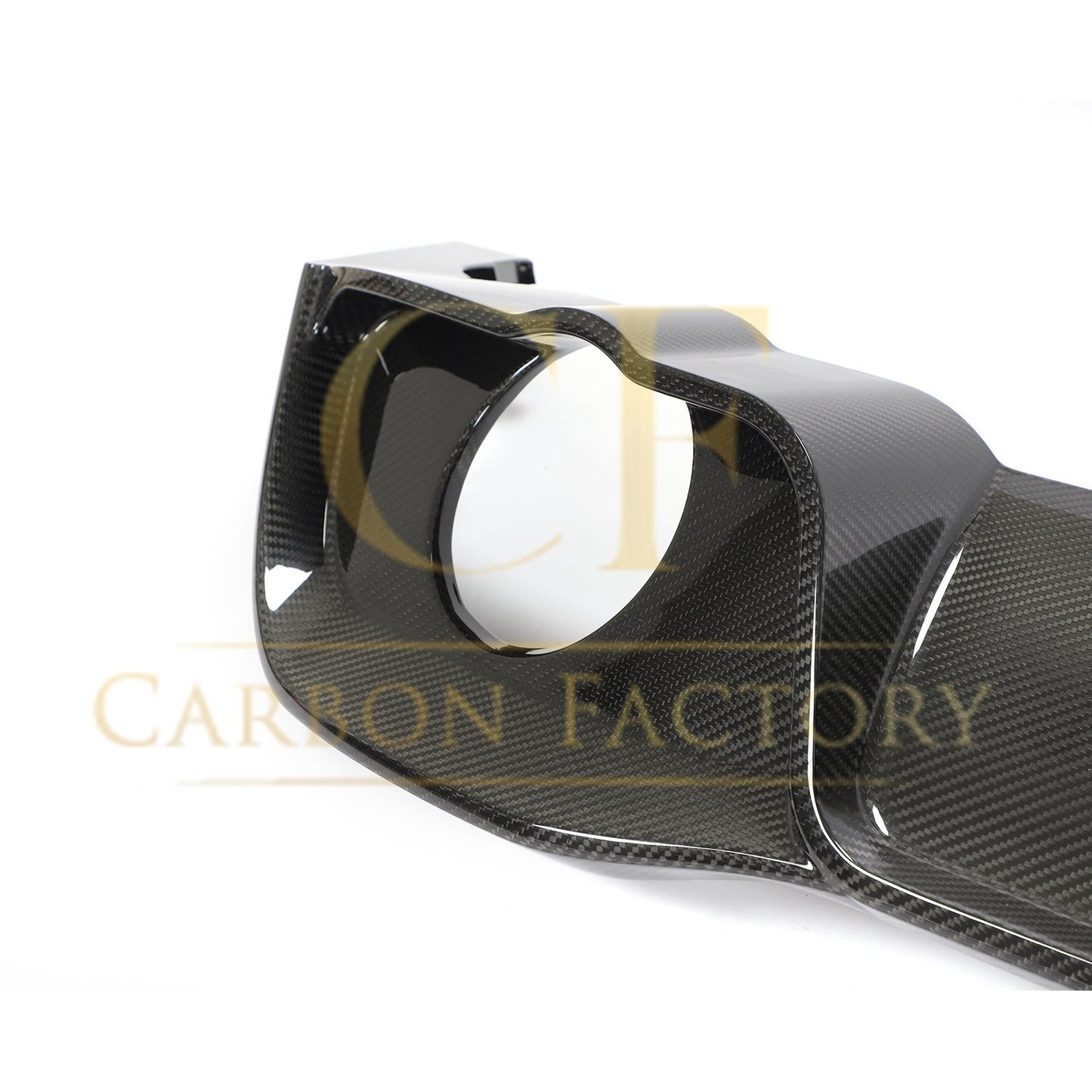 V Style Carbon Fibre Rear Diffuser for VW Golf MK8 GTI & R Line 21-Present-Carbon Factory
