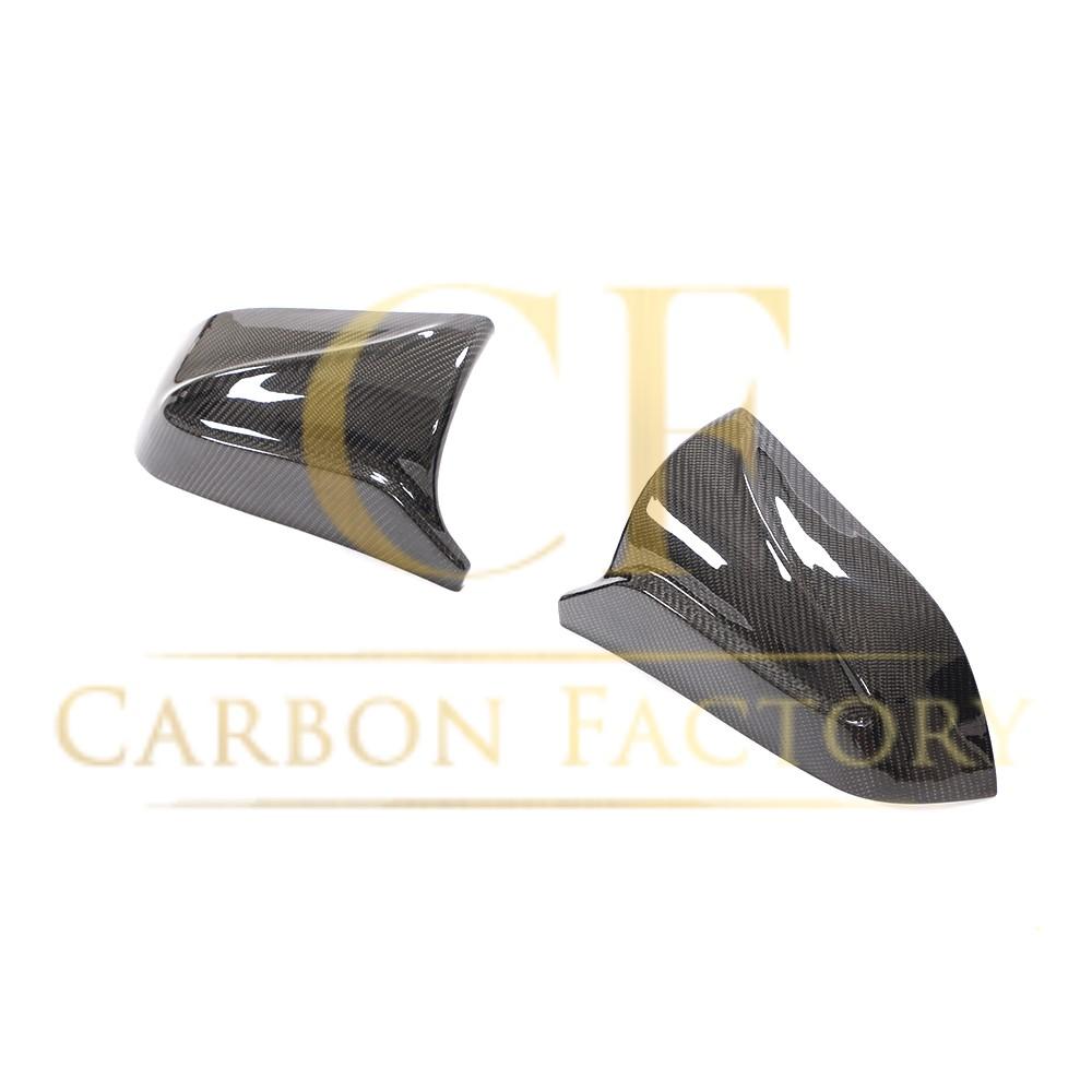 V Style Carbon Fibre Replacement Mirror Covers for Tesla Model 3 16-23 - Carbon Factory