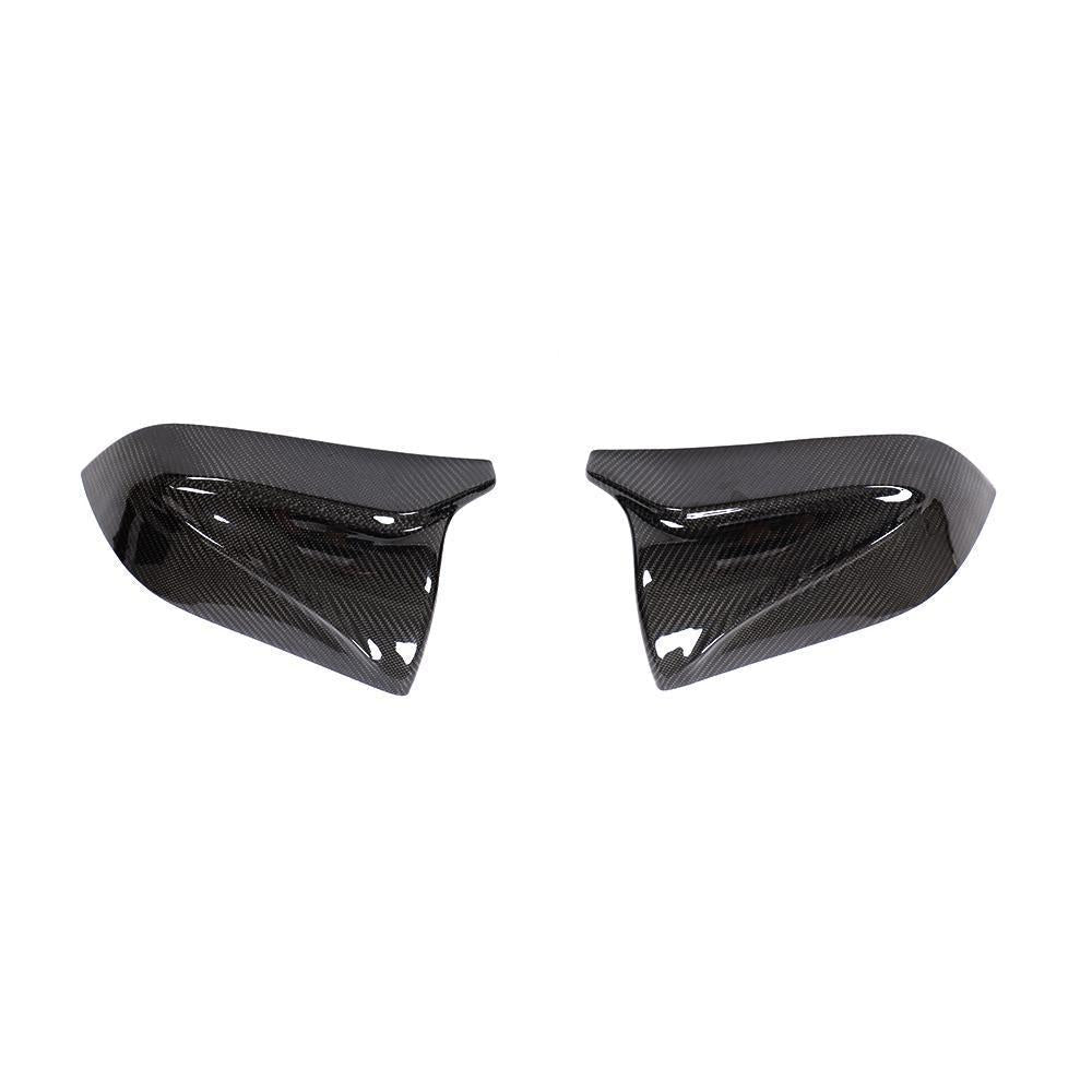 V Style Carbon Fibre Replacement Mirror Covers for Tesla Model 3 16-23 - Carbon Factory