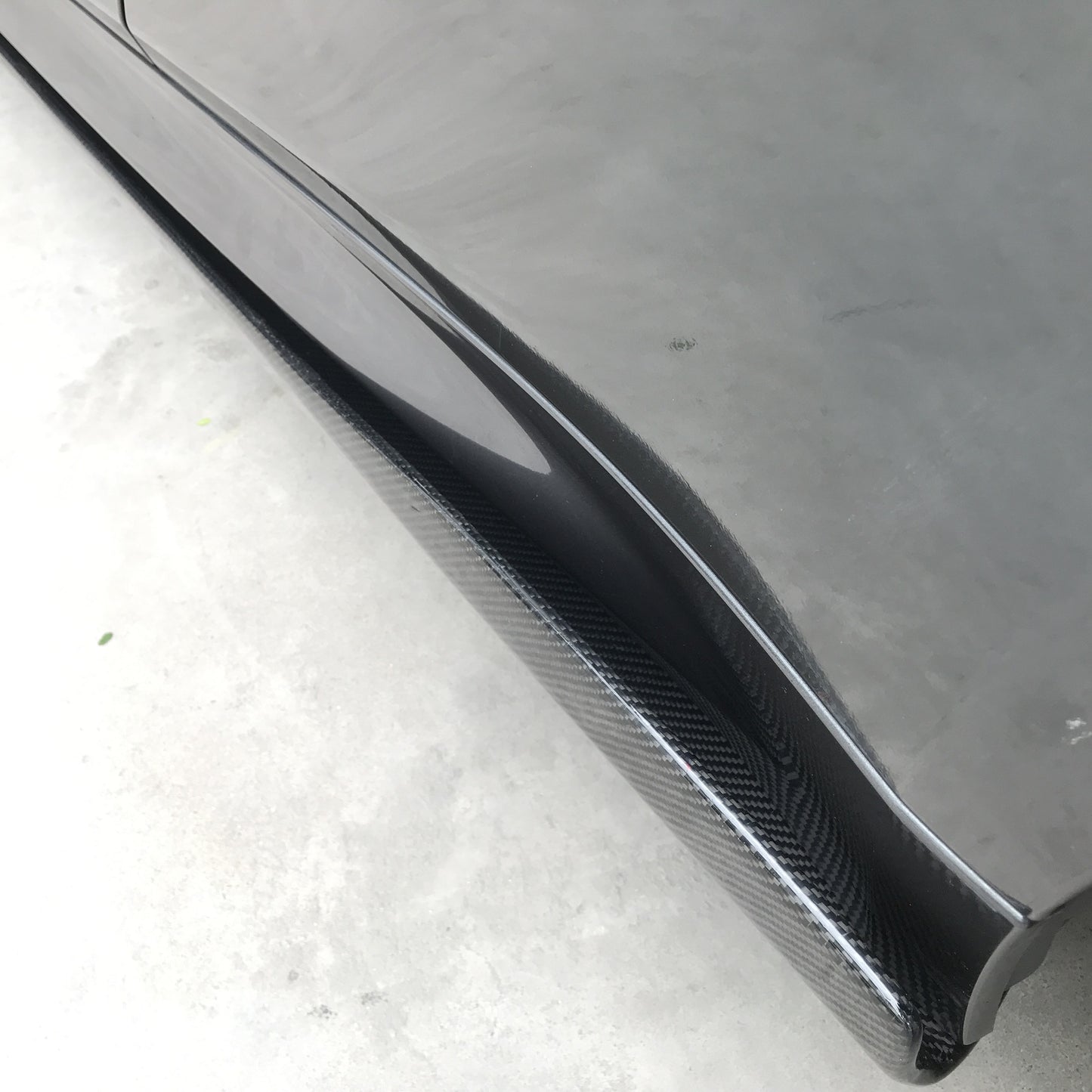 V Style Carbon Fibre Side Skirts Extension for BMW F80 M3 F82 F83 M4 2014-2020-Carbon Factory