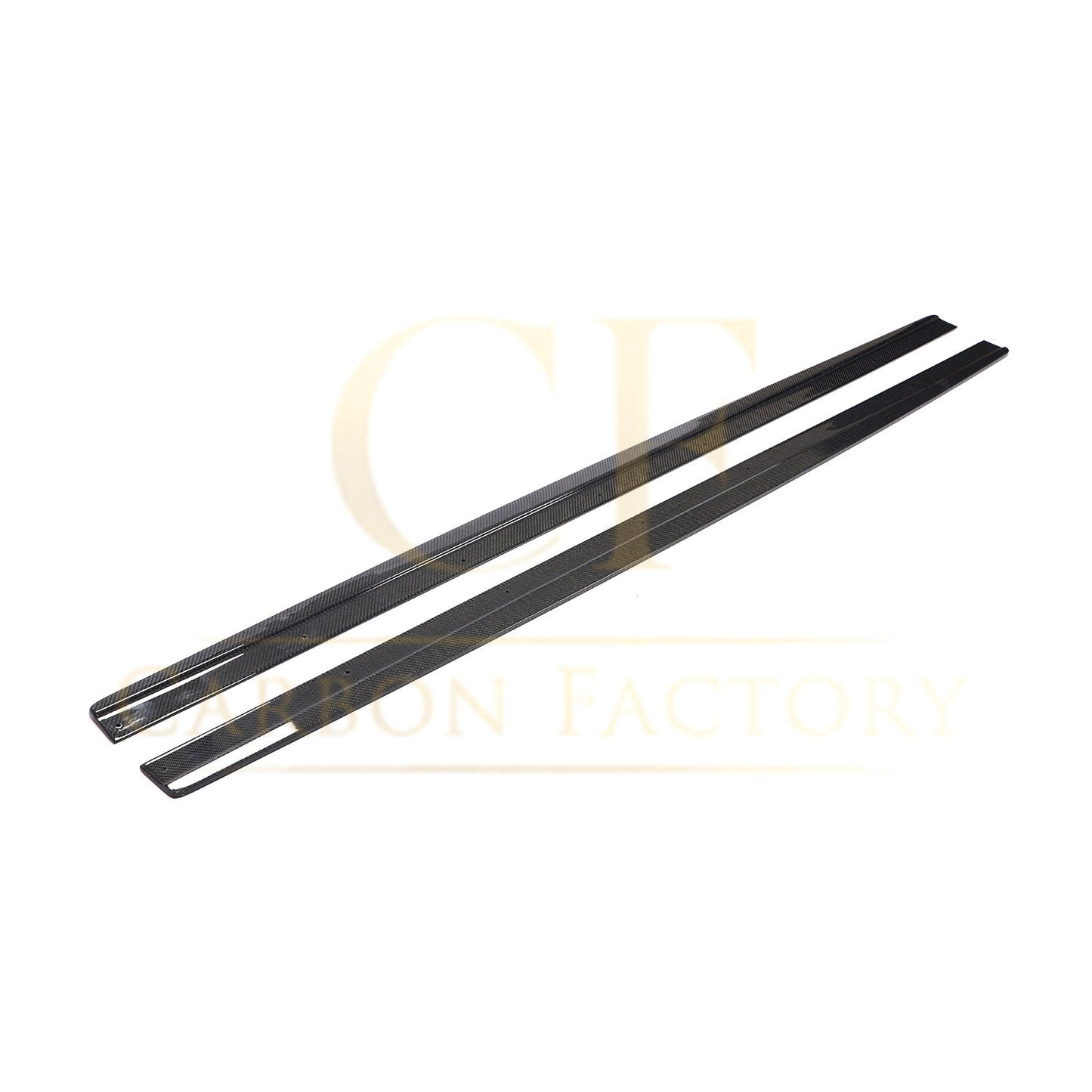 V Style Carbon Fibre Side Skirts for Audi C7 RS6 13-18-Carbon Factory