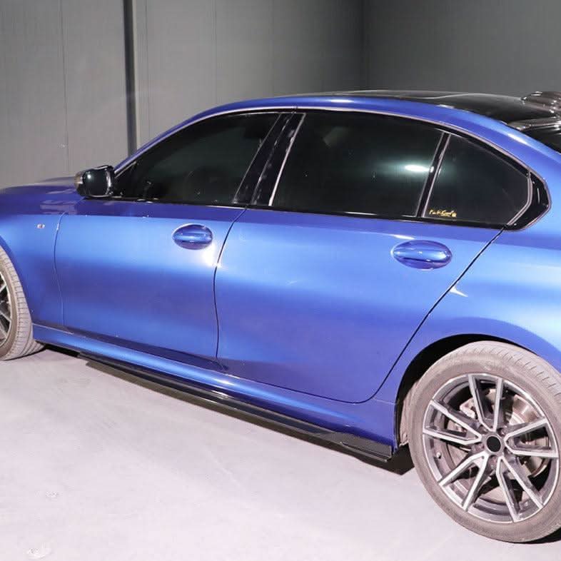 V Style Carbon Fibre Side Skirts for BMW 3 Series G20 G21 19-Present - Carbon Factory