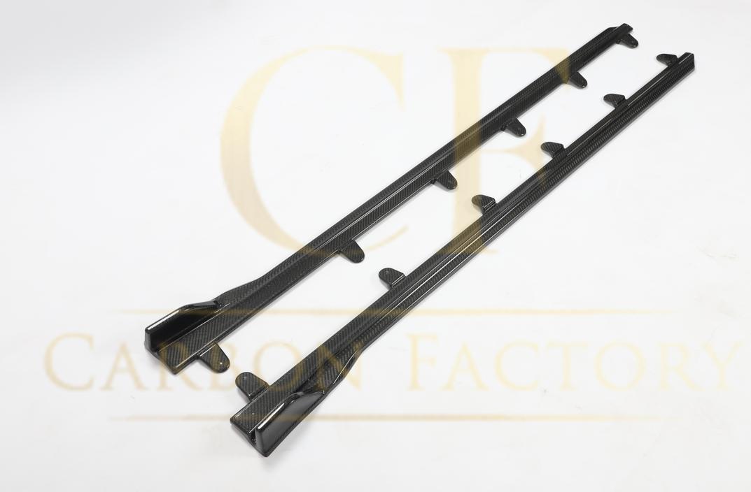 V Style Carbon Fibre Side Skirts for BMW 4 Series G22 G23 20-Present-Carbon Factory