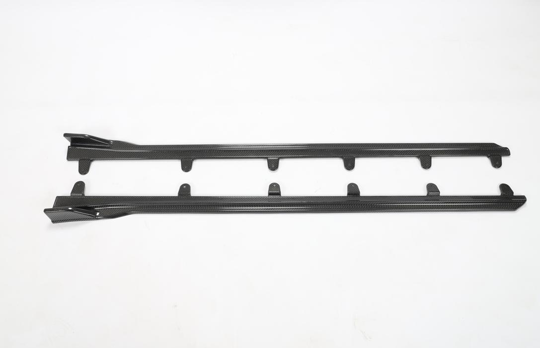V Style Carbon Fibre Side Skirts for BMW 4 Series G22 G23 20-Present-Carbon Factory