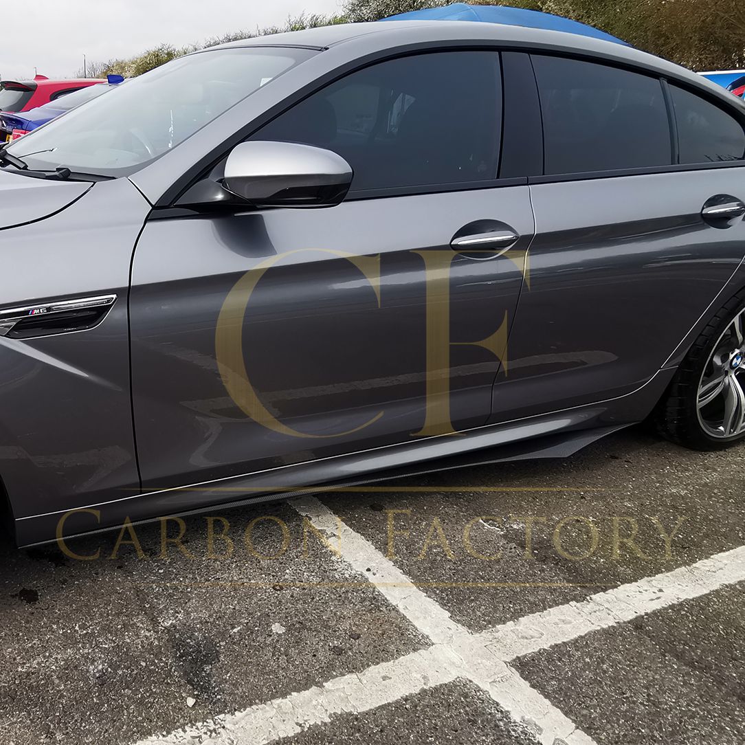 V Style Carbon Fibre Side Skirts for BMW 6 Series F06 inc M6 4 Door 11-18-Carbon Factory