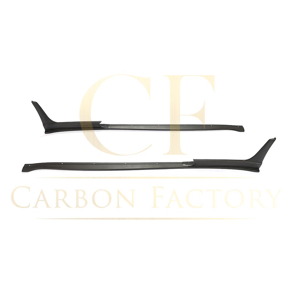V Style Carbon Fibre Side Skirts for Porsche Boxster & Cayman 718 16-19-Carbon Factory