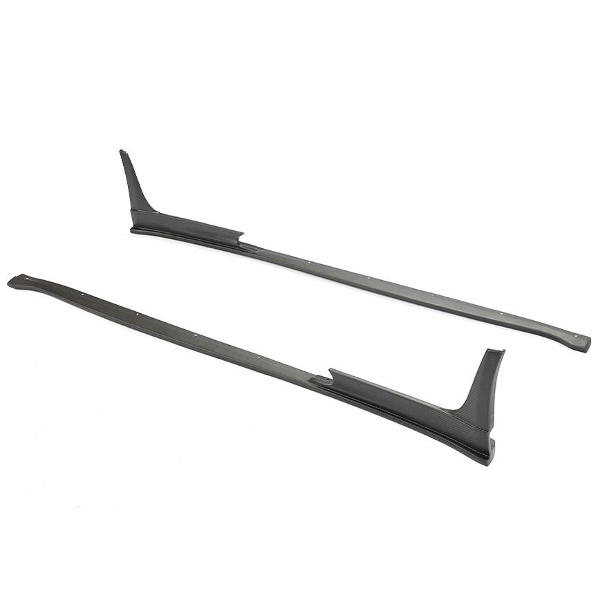 V Style Carbon Fibre Side Skirts for Porsche Boxster & Cayman 718 16-19-Carbon Factory