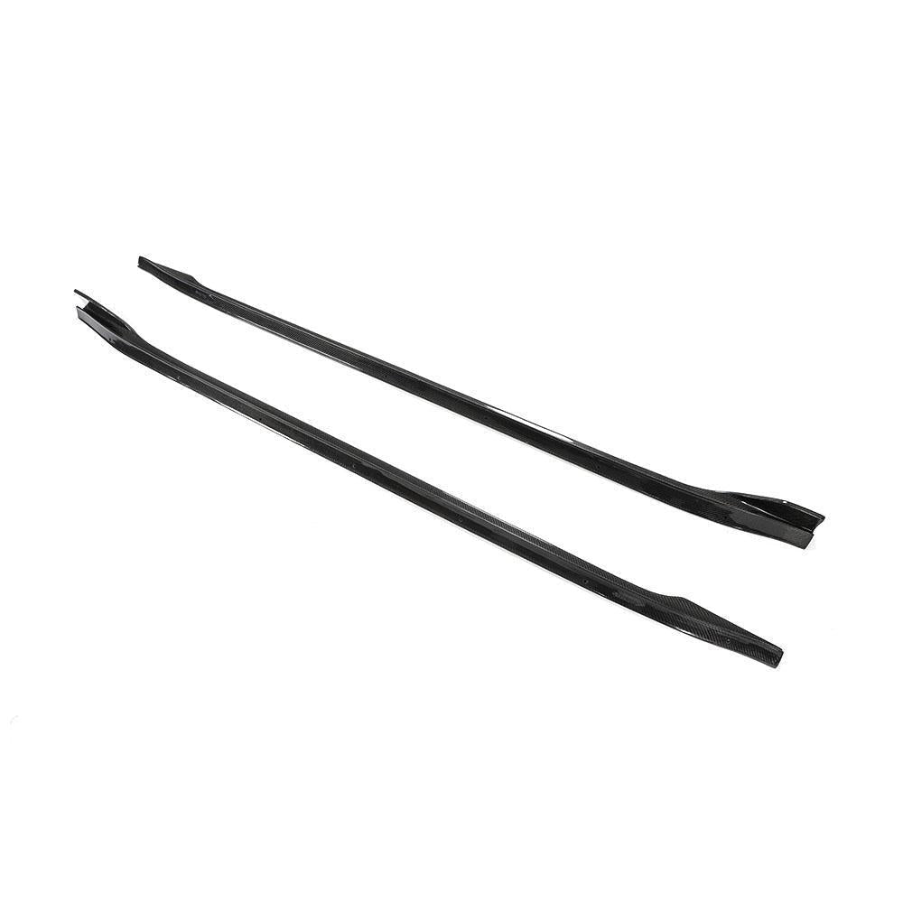 V Style Carbon Fibre Side Skirts for Tesla Model 3 16-23 - Carbon Factory