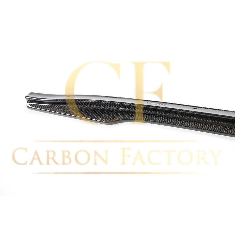 V Style Carbon Fibre Side Skirts for Tesla Model 3 16-23 - Carbon Factory