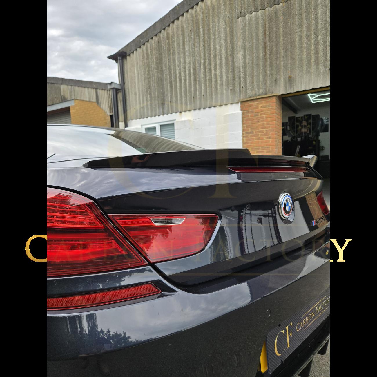 V Style Gloss Black Boot Spoiler for BMW 6 Series F06 F13 inc M6 11-18-Carbon Factory