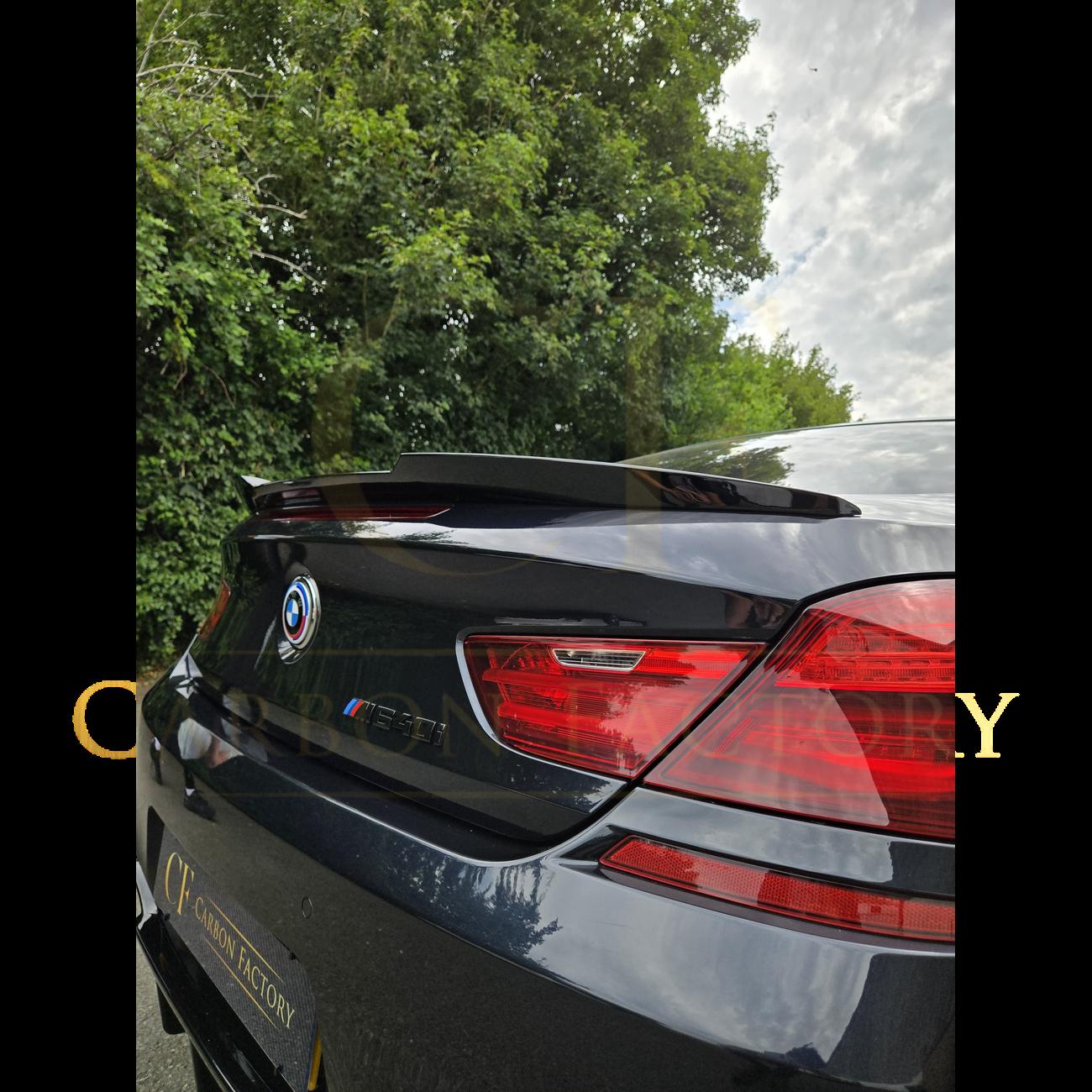 V Style Gloss Black Boot Spoiler for BMW 6 Series F06 F13 inc M6 11-18-Carbon Factory