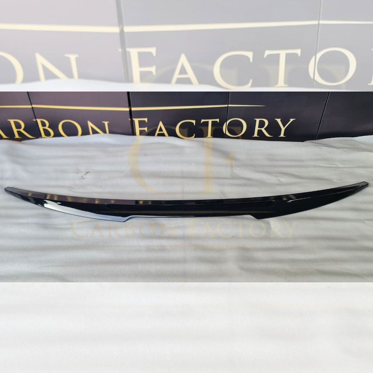 V Style Gloss Black Boot Spoiler for BMW G22 4 Series G82 M4 20-Present - Carbon Factory