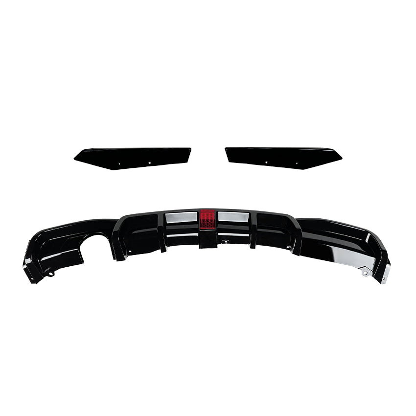 V Style Gloss Black Diffuser for BMW F30 F31 3 Series 12-19-Carbon Factory