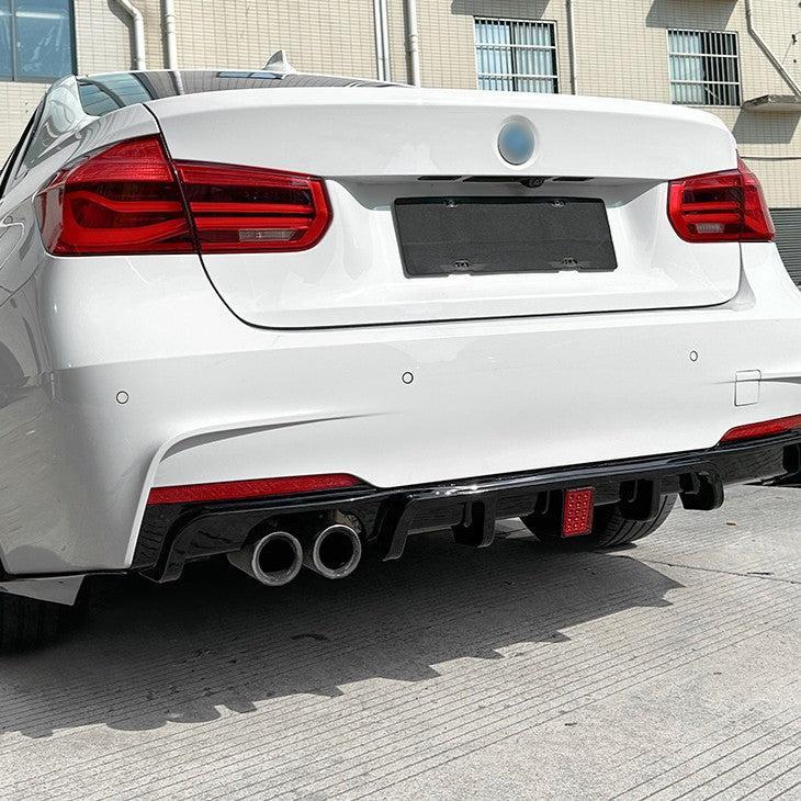 V Style Gloss Black Diffuser for BMW F30 F31 3 Series 12-19-Carbon Factory