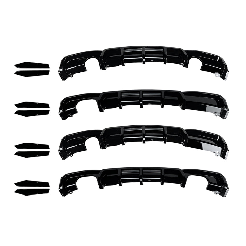 V Style Gloss Black Diffuser for BMW F30 F31 3 Series 12-19-Carbon Factory