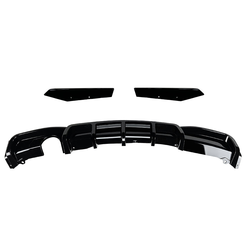 V Style Gloss Black Diffuser for BMW F30 F31 3 Series 12-19-Carbon Factory
