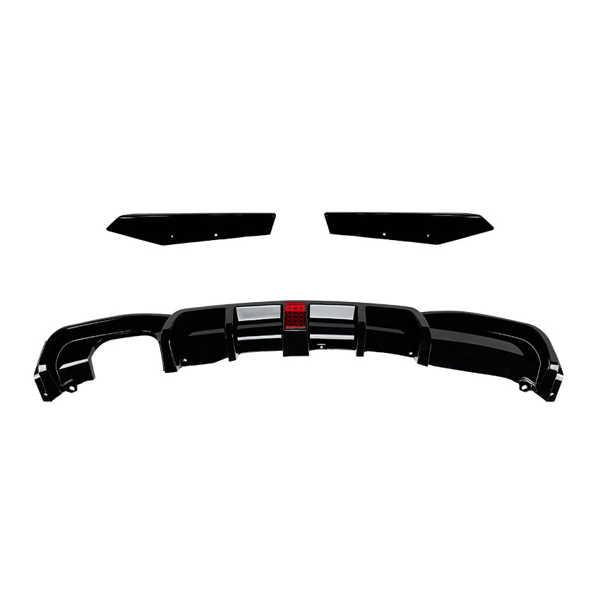 V Style Gloss Black Diffuser for BMW F30 F31 3 Series 12-19-Carbon Factory