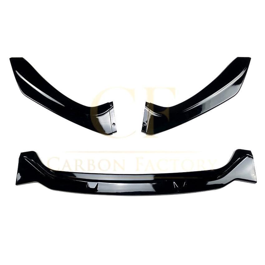 V Style Gloss Black Front Splitter for BMW F20 F21 1 Series LCI M Sport 15-19-Carbon Factory