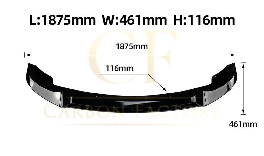 V Style Gloss Black Front Splitter for BMW G05 X5 Pre-LCI 19-22-Carbon Factory