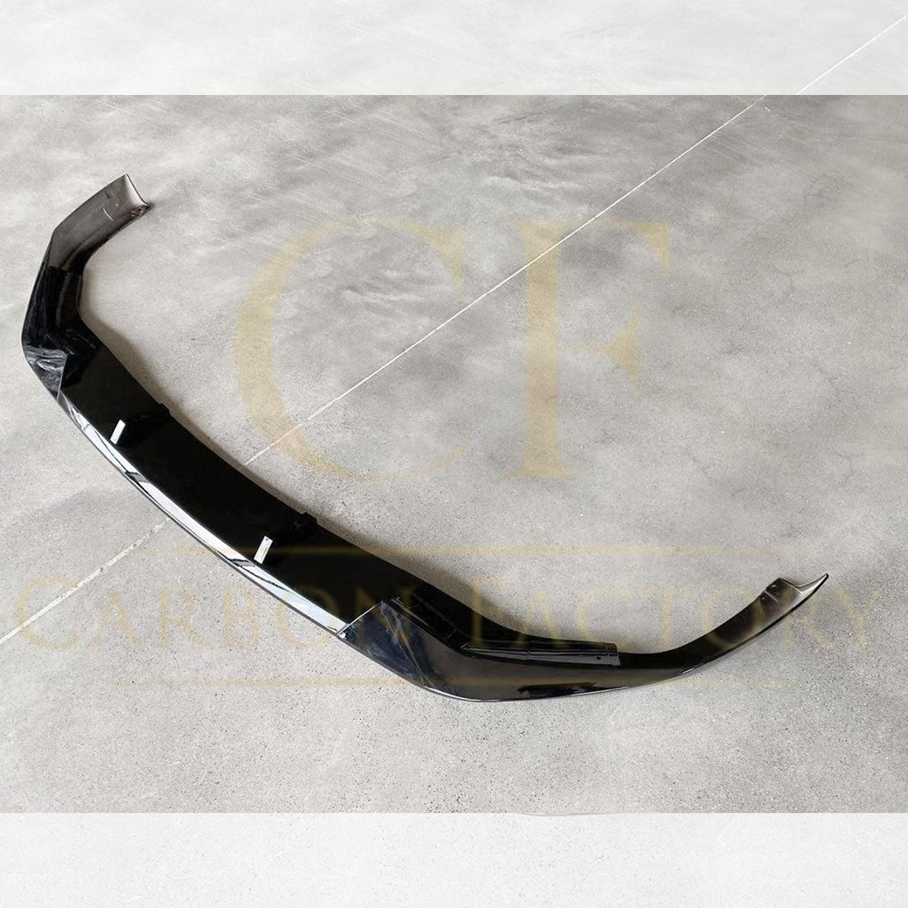 V Style Gloss Black Front Splitter for BMW G30 G31 5 Series LCI 21-24-Carbon Factory