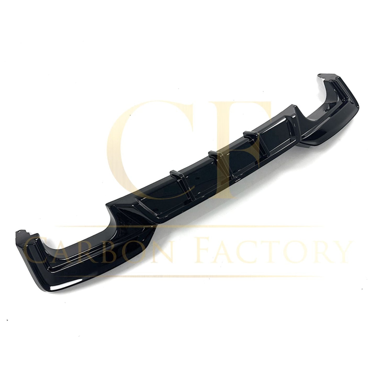 V Style Gloss Black Rear Diffuser Quad Exhaust for BMW 6 Series F06 F12 F13 M Sport 12-17-Carbon Factory