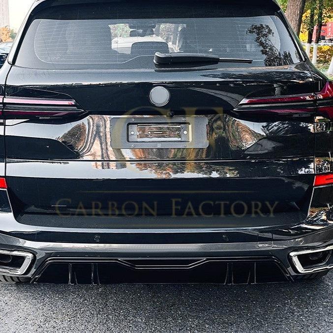 V Style Gloss Black Rear Diffuser for BMW G05 X5 19-25-Carbon Factory
