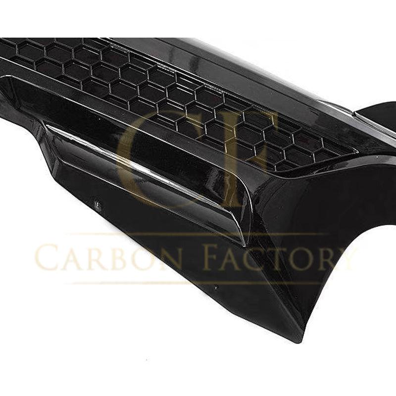 V Style Gloss Black Rear Diffuser with Exhaust Tips for BMW G01 X3 18-21-Carbon Factory