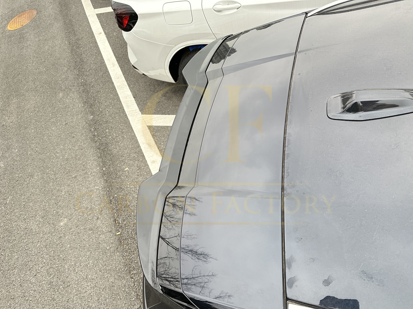 V Style Gloss Black Side Roof Spoiler for BMW G45 X3 25-Present-Carbon Factory