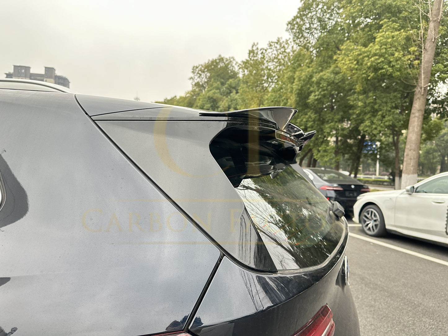V Style Gloss Black Side Roof Spoiler for BMW G45 X3 25-Present-Carbon Factory