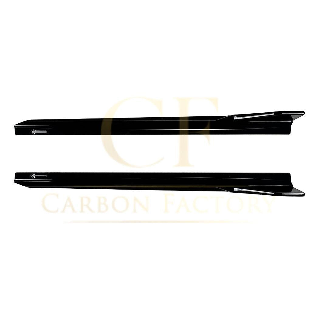 V Style Gloss Black Side Skirts for BMW G01 X3 G02 X4 18-24-Carbon Factory
