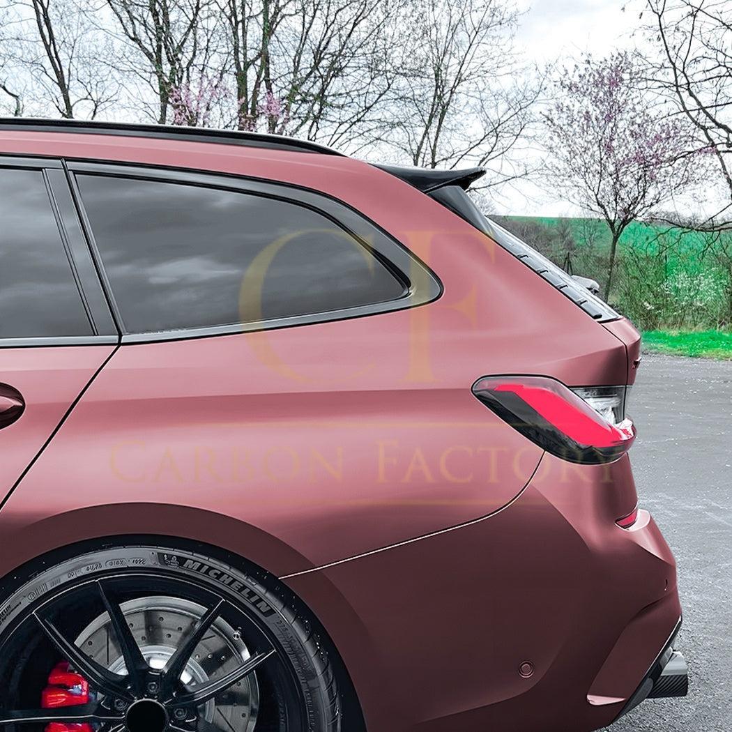 V Style Gloss Black Side Spoiler for BMW G21 3 Series G81 M3 19-Present-Carbon Factory