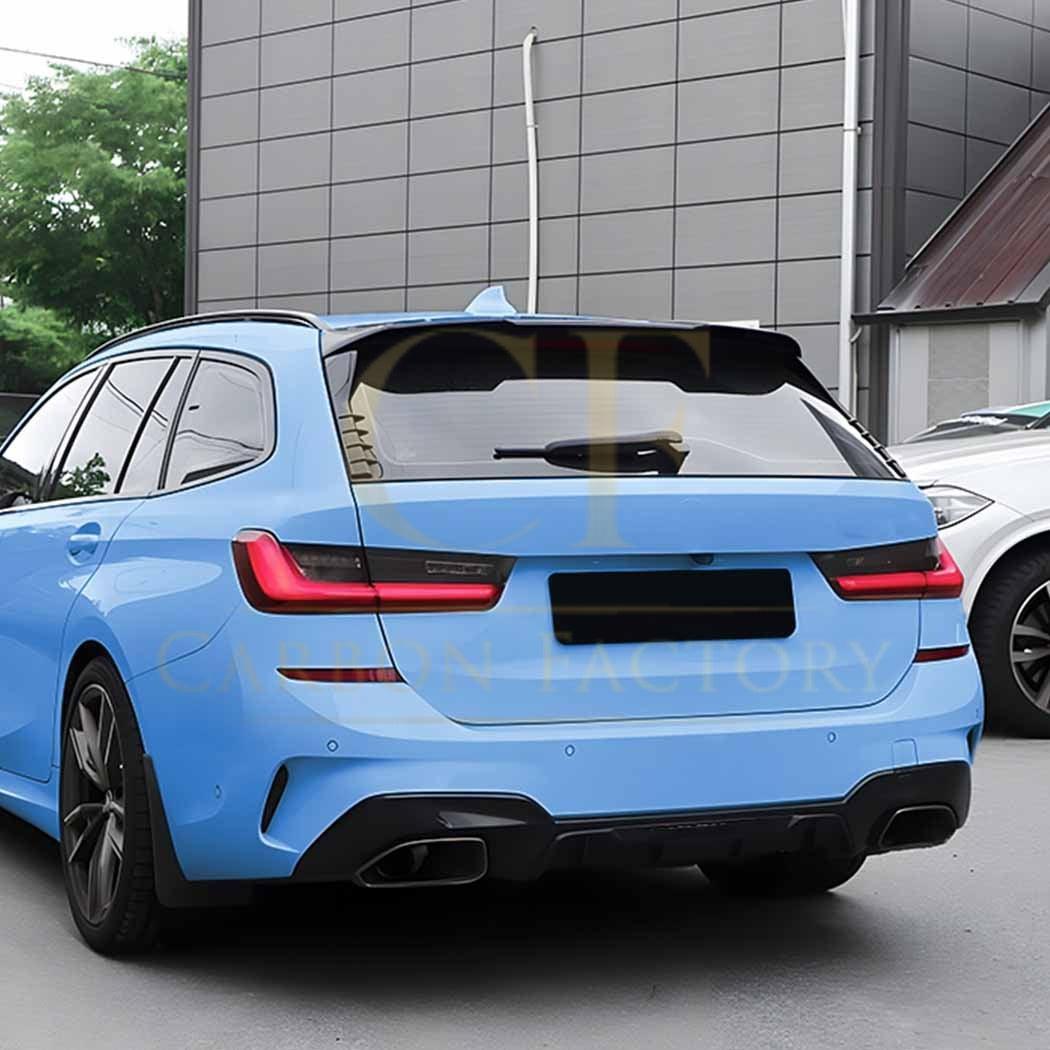 V Style Gloss Black Side Spoiler for BMW G21 3 Series G81 M3 19-Present-Carbon Factory