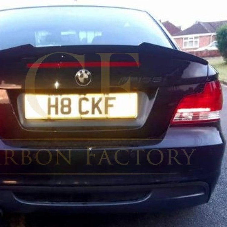 V Style Pre-Preg Carbon Fibre Boot Spoiler for BMW 1 Series E82 2007-2013 - Carbon Factory