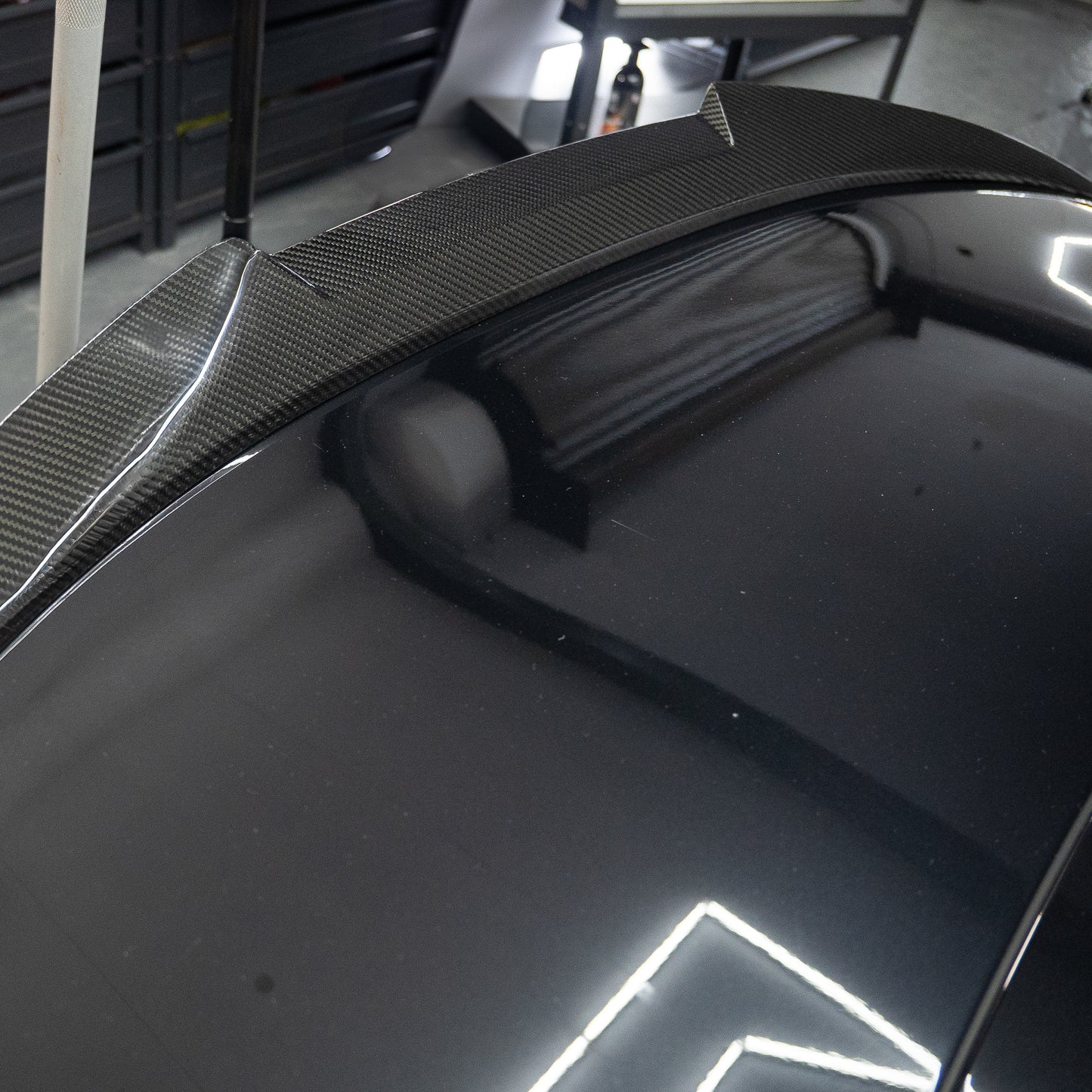 V Style Pre-Preg Carbon Fibre Boot Spoiler for BMW 4 Series F33 Convertible inc F83 M4 14-20-Carbon Factory