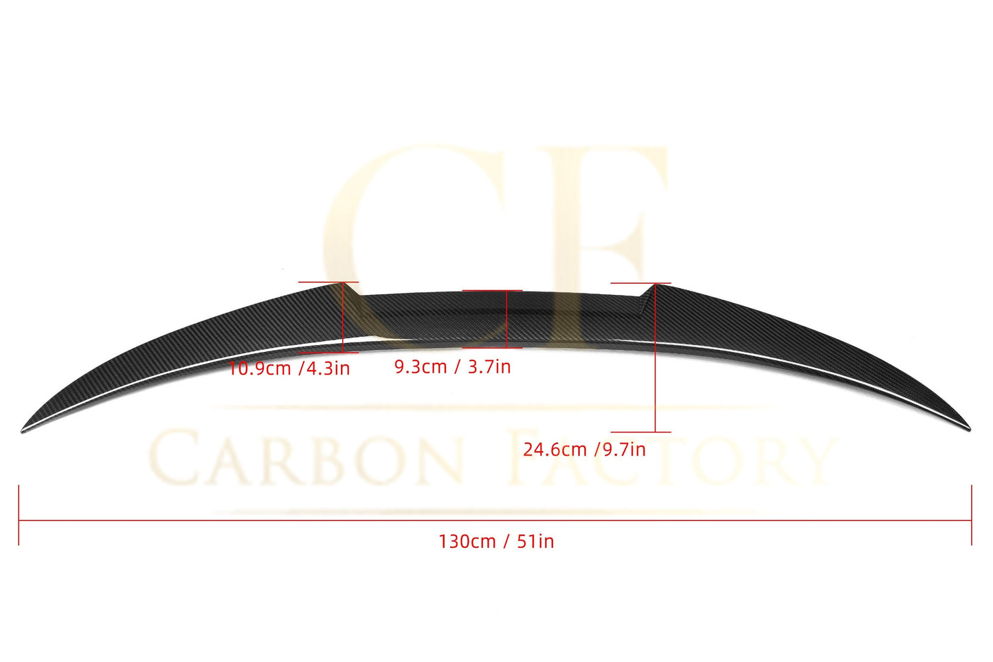 V Style Pre-Preg Carbon Fibre Boot Spoiler for BMW 4 Series F33 Convertible inc F83 M4 14-20-Carbon Factory