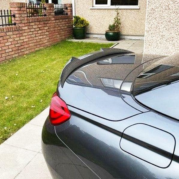 V Style Pre-Preg Carbon Fibre Boot Spoiler for BMW 4 Series F33 Convertible inc F83 M4 14-20-Carbon Factory