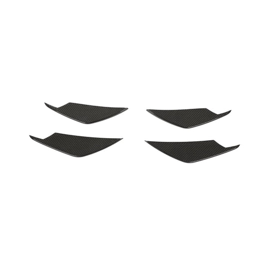 V Style Pre-Preg Carbon Fibre Front Canards for BMW G80 M3 G82 G83 M4 21-Present - Carbon Factory