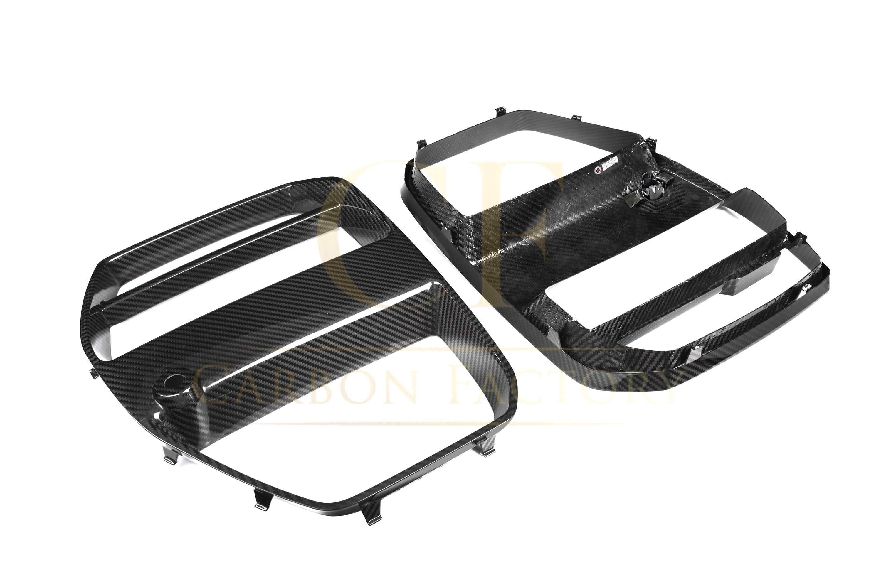 V Style Pre-Preg Carbon Fibre Front Grille for BMW G80 M3 G82 G83 M4 21-25 - Carbon Factory