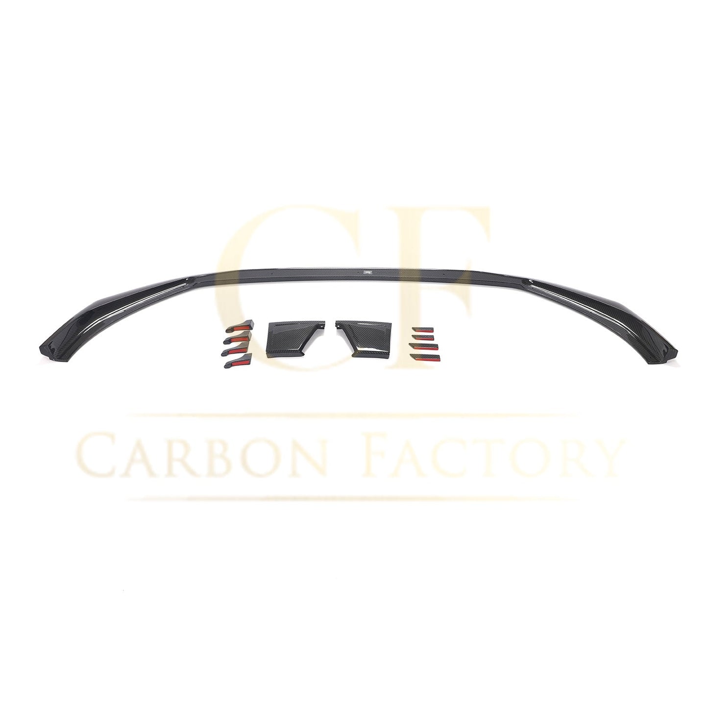 V Style Pre-Preg Carbon Fibre Front Splitter for Audi B9 RS4 18-20 - Carbon Factory