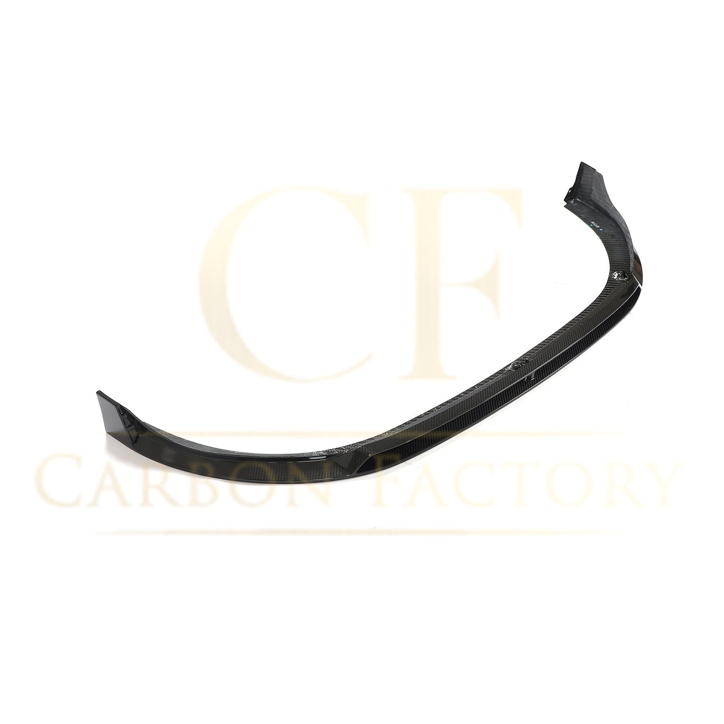 V Style Pre-Preg Carbon Fibre Front Splitter for VW Golf MK8 GTI 21-Present-Carbon Factory