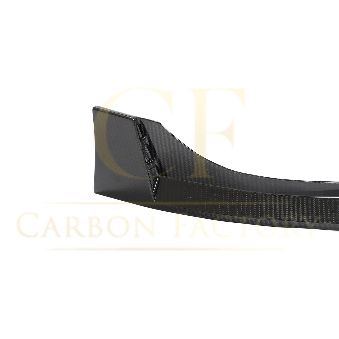 V Style Pre-Preg Carbon Fibre Front Splitter for VW Golf MK8 GTI 21-Present-Carbon Factory
