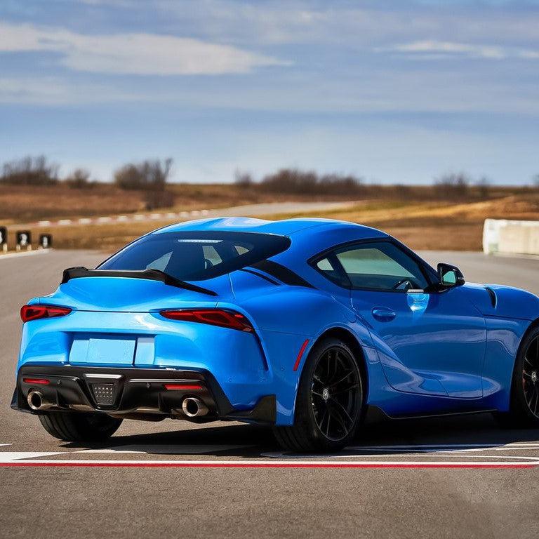 V Style Pre-Preg Carbon Fibre Rear Spoiler for Toyota A90 Supra 19-Present-Carbon Factory