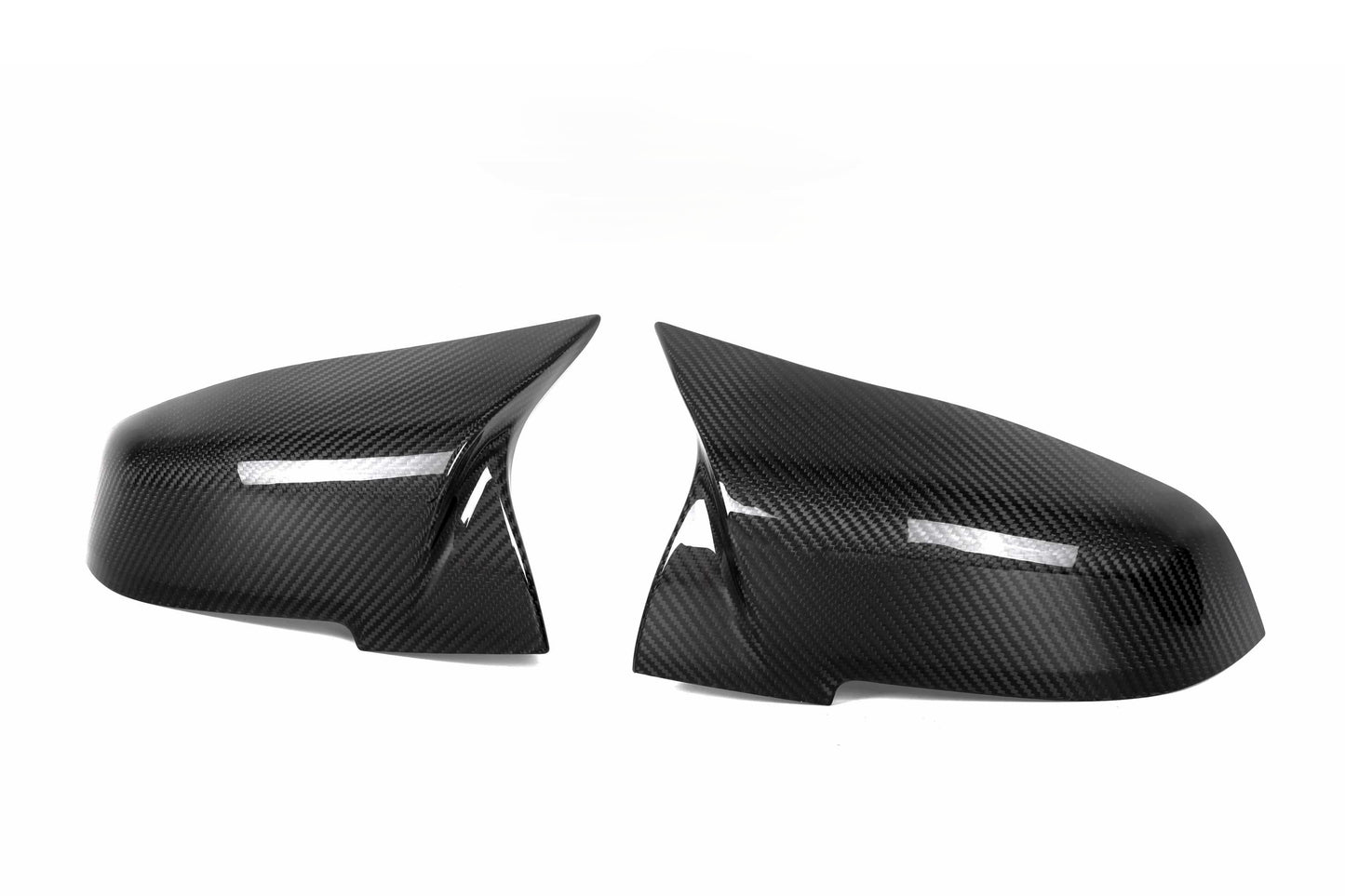 V Style Pre-Preg Carbon Fibre Replacement Mirror Covers for BMW F32 F33 F36 4 Series 13-21-Carbon Factory