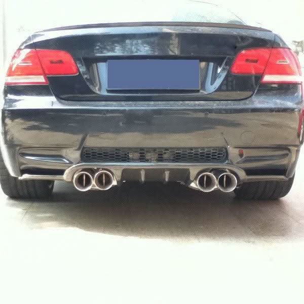 V1 Style Carbon Fibre Rear Diffuser for BMW E92 E93 M3 07-13 - Carbon Factory