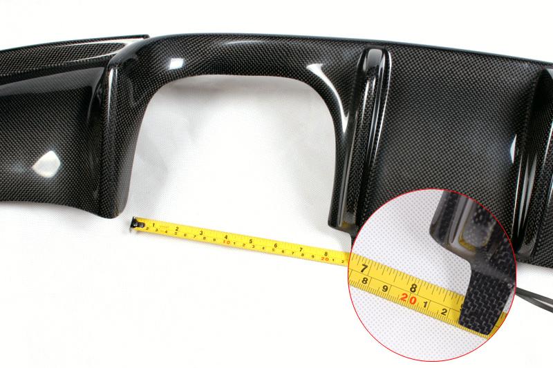 V2 Style Carbon Fibre Rear Diffuser for BMW E92 E93 M3 07-13-Carbon Factory