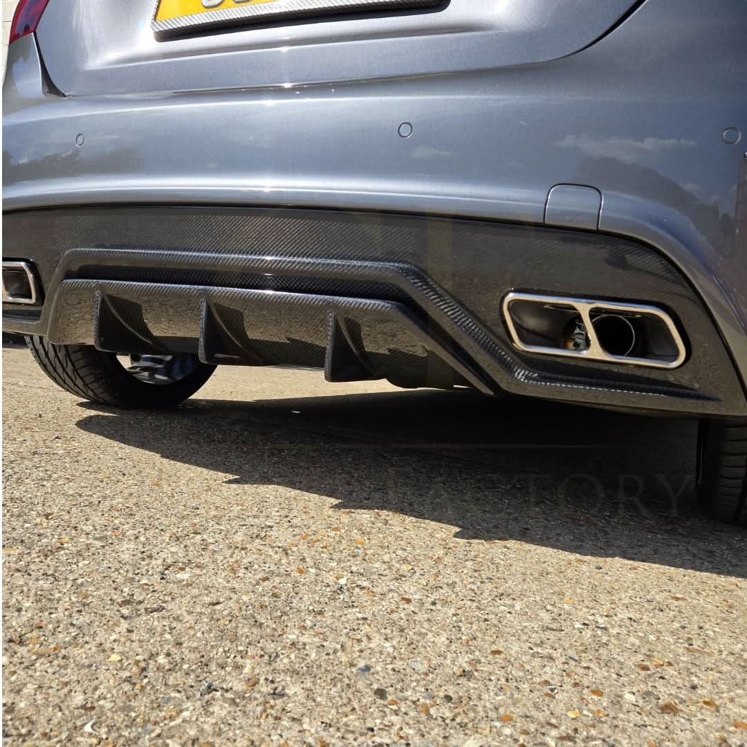 VRS Style Carbon Fibre Rear Diffuser for Mercedes Benz W176 A Class & A45 13-18 - Carbon Factory