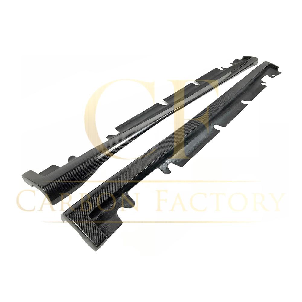 VRS Style Carbon Fibre Side Skirts for Mercedes Benz W176 A Class C117 Coupe 13-18-Carbon Factory