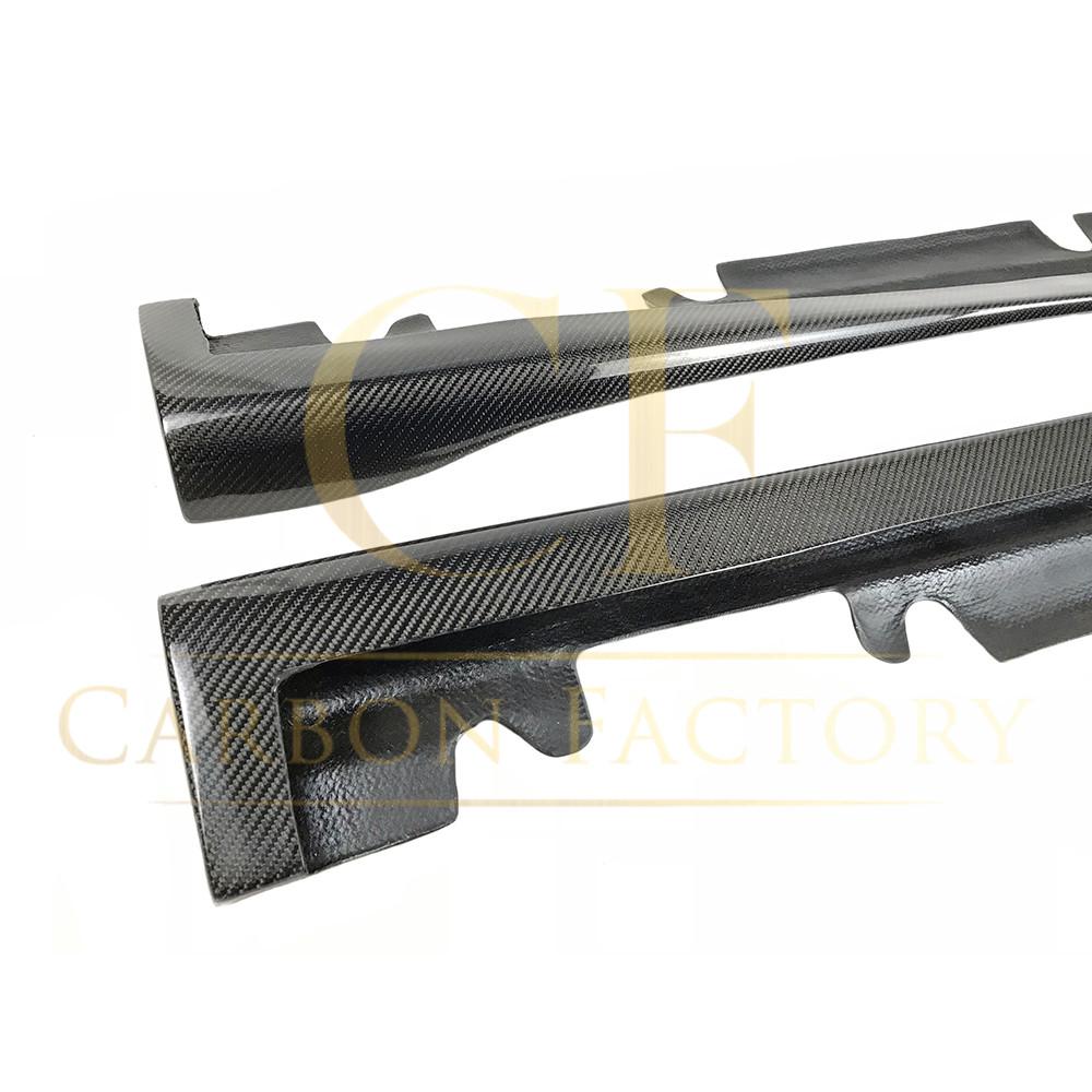 VRS Style Carbon Fibre Side Skirts for Mercedes Benz W176 A Class C117 Coupe 13-18-Carbon Factory